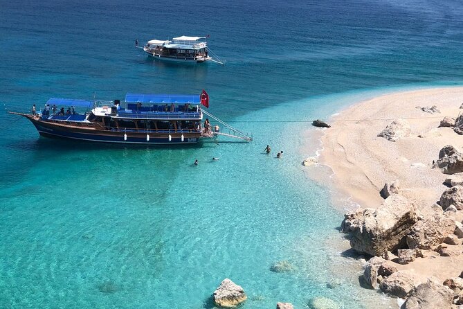 Adrasan & Suluada (Turkish Maldives) Island Boat Tour - Suluada: swim time, mineral-spring vibes, and fish lunch onboard