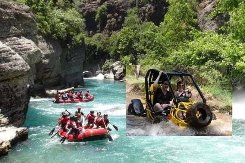 Alanya /Antalya /Side Rafting and Buggy, Quad Option Zipline - Köprülü Canyon Rafting: the 7 km main event