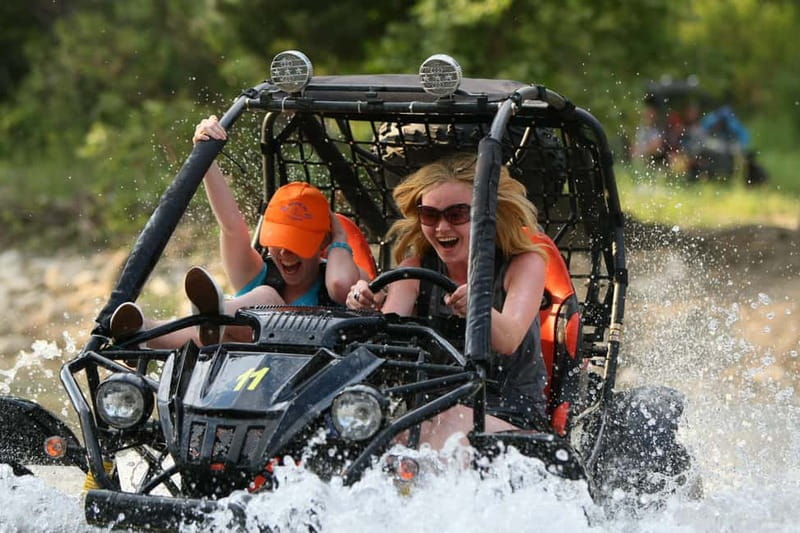 Alanya /Antalya /Side Rafting and Buggy, Quad Option Zipline - Buggy or Quad ATV Safari: 50 minutes of off-road fun