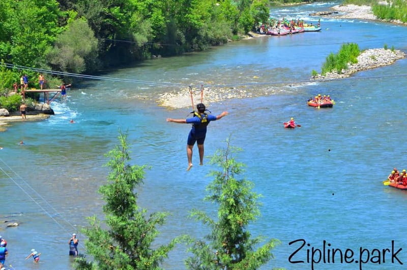Alanya/Side/Antalya: Canyon Rafting, Buggy & Zipline Tour - Rafting in Köprülü Canyon: swims, rapids, and splash points