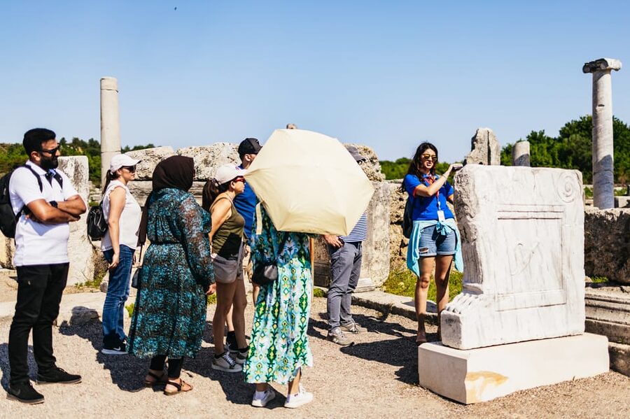 Antalya: Ancient Perge, Aspendos Theater & City of Side Tour - Lunch by the river, plus a visitor center stop