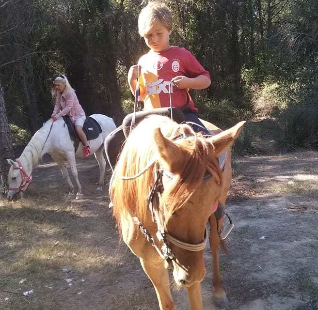 Antalya : Belek , Kundu , Horse Riding - Your ride route: forest shade to sea sand