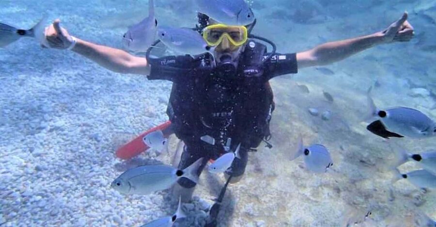 Antalya/ Belek Scuba Diving Tour With 2 Time Dive & Lunch - First shallow session (3–5 m) before lunch