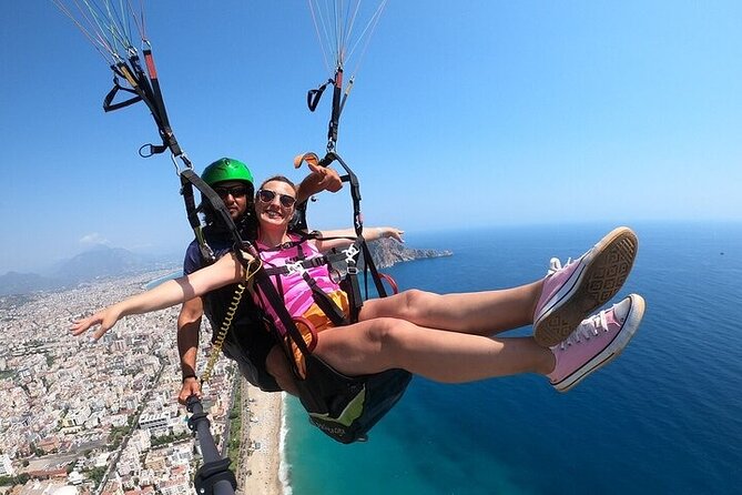 Antalya / Belek : Tandem Paragliding By Local Expert Pilots - How the day runs: hotel pickup, safety briefing, Yassı Tepe takeoff, Cleopatra’s Beach landing