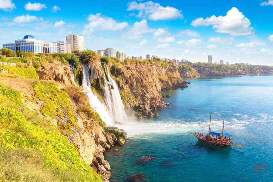 Antalya Boat Tour: Düden Waterfall, Swim & Soft Drinks - Key Points at a Glance