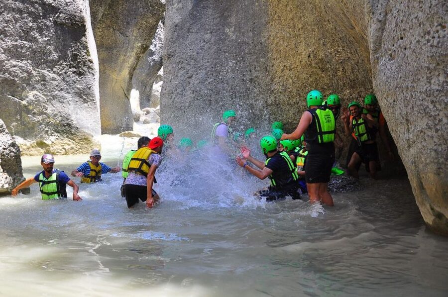 Antalya:Canyoning,Rafting,Zipline,Canyon visit with Lunch - Rafting the Köprülüçay River: 14 km, 10 rapids, and teamwork