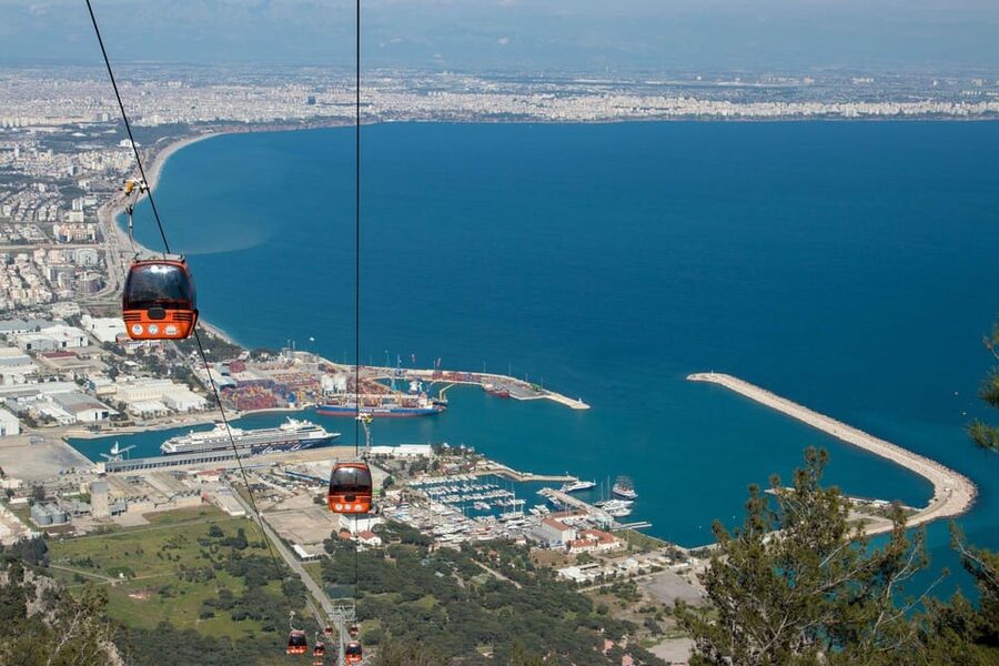 Antalya City Tour, Boat & Majestic Waterfalls And Shopping - Boat tour on the Mediterranean: where the coast makes sense