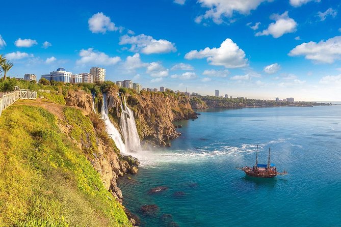 Antalya City Tour w/Boat Trip, Old Town & Waterfall From Belek - Talya Gümüş Silver Stop: Free Entry, Real Shopping Time