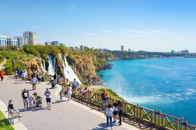 Antalya: City Tour with Boat Trip, Old Town & Waterfalls - Kaleiçi Marina 1-hour boat trip: sea views, plus possible waiting time