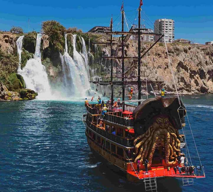 Antalya: Duden Waterfall Pirate Boat Trip - The 5-hour cruise experience: what it feels like on the water