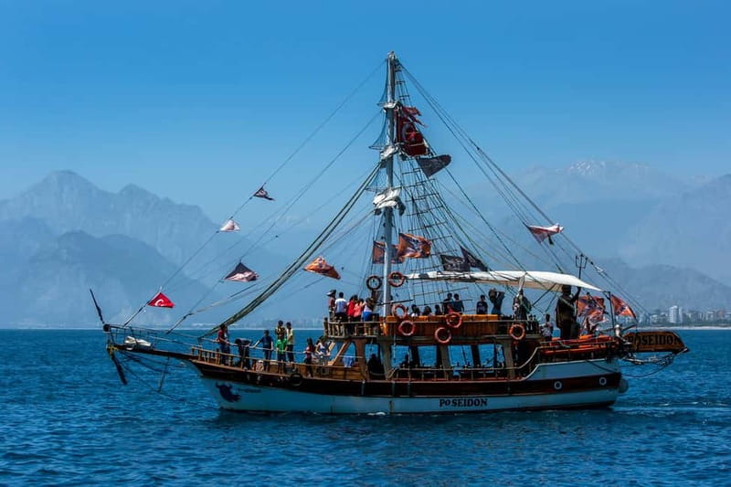 Antalya: Falez Cliffs & Waterfalls Boat Trip with Lunch - Lower Düden swimming break: Karpuzkaldıran into the sea