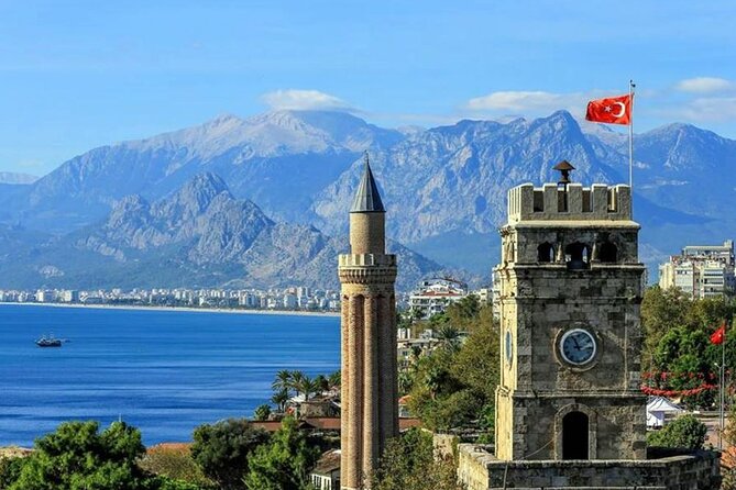Antalya Full-Day Old City Tour From Kemer With Boat Trip - Hadrian’s Gate and the clock-tower square