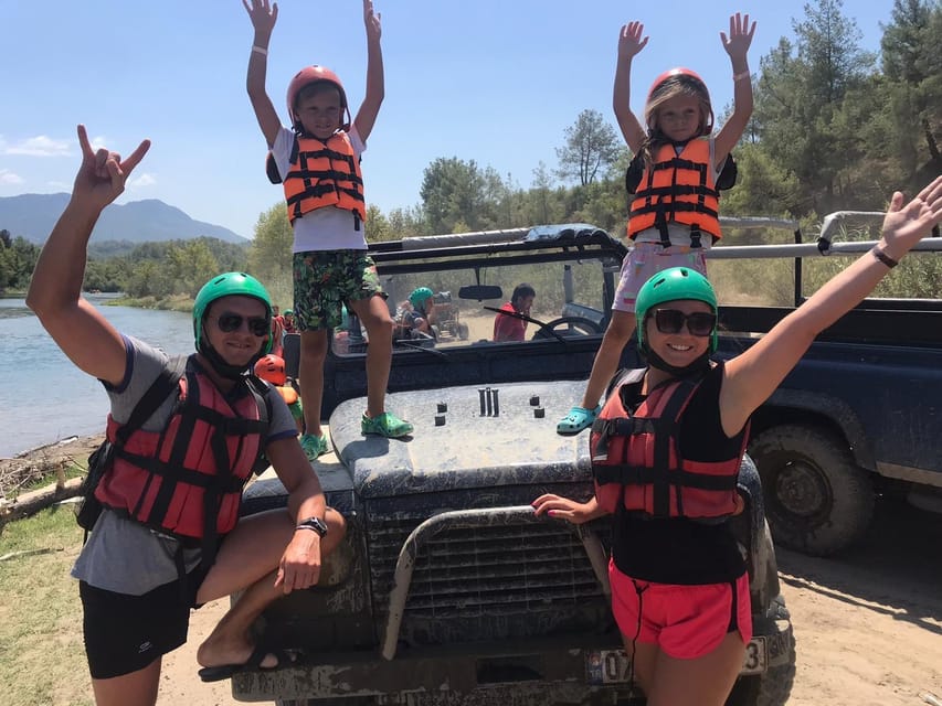 Antalya: Jeep Safari,Rafting,Canyon Visit with Lunch - Lunch in nature: open buffet, good pause, and no-drinks reality