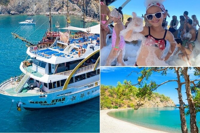 Antalya / Kemer : Mega Star Party Boat Trip w/ Lunch & Transfer - Key highlights at a glance