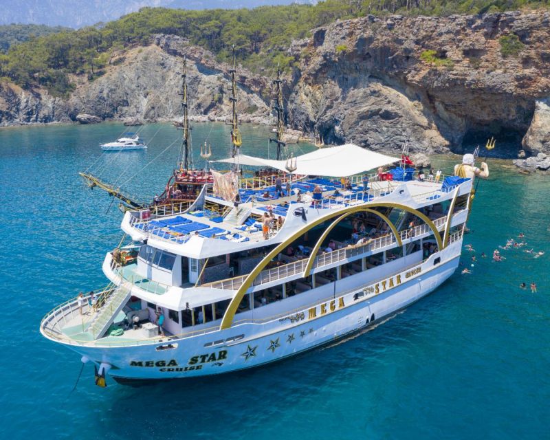 Antalya & Kemer: Megastar Catamaran Cruise With Foam Party - The Route: Kemer Marina, a full day at sea, and where you’ll be dropped off