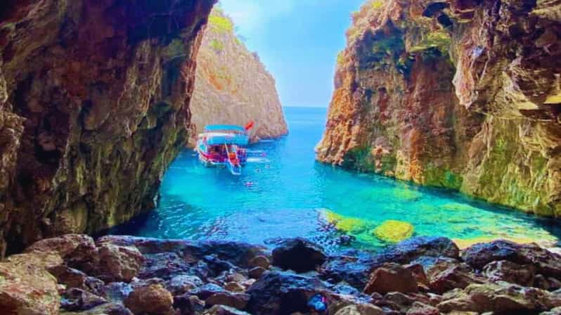 Antalya/Kemer: Porto Genoese Boat Trip & Mud Bath with Lunch - Akseki Bay swim stop: clear water, but watch for urchins