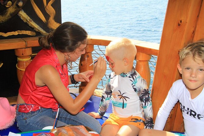 Antalya Lara Pirate Boat Day Trip with Lunch & Soft Drink - On the Boat: Swim Break, Lunch, and Soft Drinks