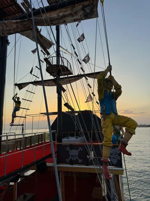 Antalya: Lara Pirate Boat Trip with Unlimited Soft Drinks - Swimming and snorkeling breaks: making the most of short time in the water