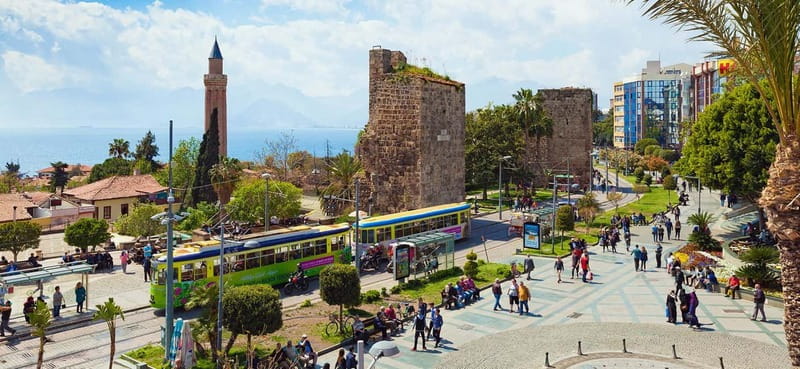 Antalya: Old City Tour w/Boat Trip, Cable Car & Waterfalls - Düden Waterfalls: two stops, two vibes