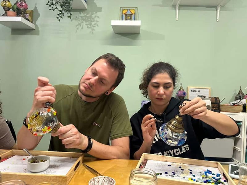 Antalya Old Town: Traditional Mosaic Lamp or Candle Workshop - Finding the studio: Old Town location near Hadrian’s Gate