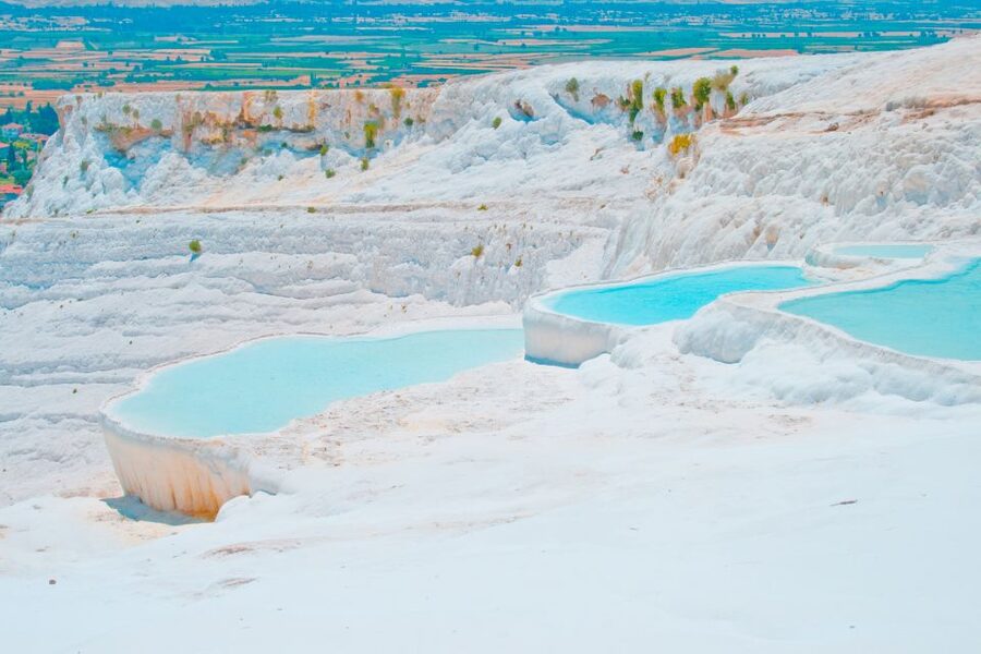Antalya: Pamukkale Hot Springs & Hierapolis Small Group Tour - Cleopatra Antique Pool: when renovations change the swim plan