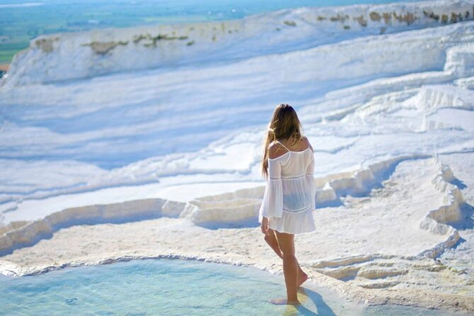 Antalya Pamukkale Hot Springs & Hierapolis Tour With Lunch - Hierapolis and Necropolis Ruins: Ancient Structures in a Real Setting