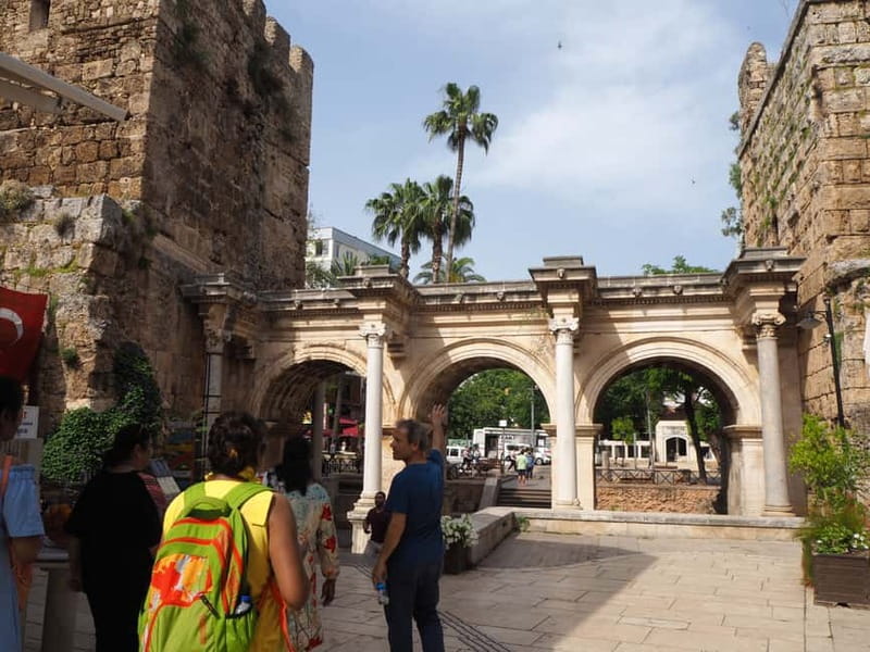 Antalya Private City Tour Waterfalls and Old Town Boat Tour - Kaleiçi Old Town: Ottoman lanes, Roman walls, Hadrian’s Gate