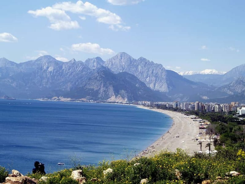 Antalya Private City Tour Waterfalls and Old Town Boat Tour - Lower Düden Falls: the 40-meter plunge into the Mediterranean
