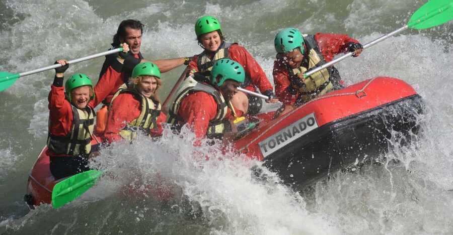 Antalya: Private Rafting, Zipline, Quad or Buggy w/ Lunch - Private Rafting on Your Own Boat Near an Ancient Bridge