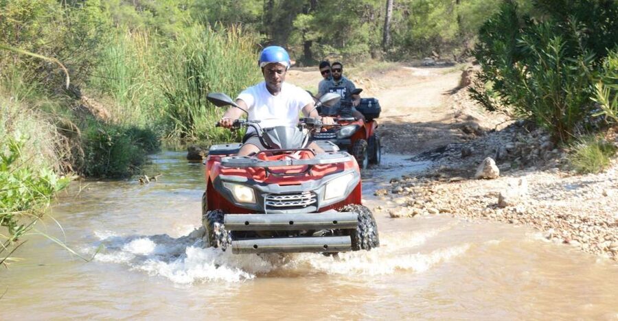 Antalya: Quad (ATV) Safari Tour with Hotel Transfers - Following the Mediterranean Coast to Pine Trees: What the Route Feels Like