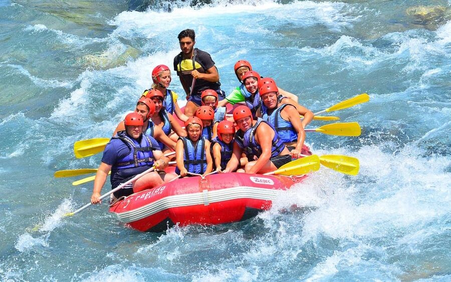 Antalya Rafting, Buggy/Quad, Zipline & Lunch with Swim Break - Köprüçay rafting in Köprülü Canyon: the fun parts and the real prep