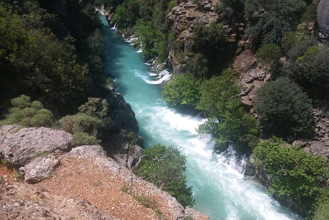 Antalya Rafting Tour - Swimming Break, Water Games, and the small waterfall photo walk