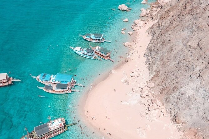 Antalya Suluada Island Boat Tour - Stop 1: Suluada Island for swimming, white sand, and rooftop sun