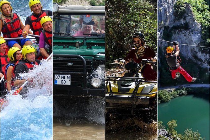 Antalya Super Combo W/Rafting ,Jeep Safari ,Quad Biking & Zipline - Key Things to Know Before You Go