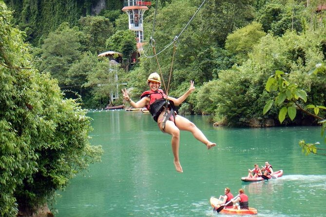 Antalya Super Combo W/Rafting ,Jeep Safari ,Quad Biking & Zipline - Zipline Across the River: Fast, Fun, and Over Quicker Than You Expect
