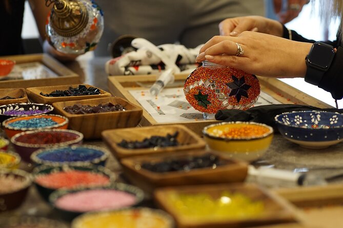 Antalya: Turkish Mosaic Lamp Workshop in Old Town – All Included - Tea, Turkish Coffee, and Turkish Delights During the Build