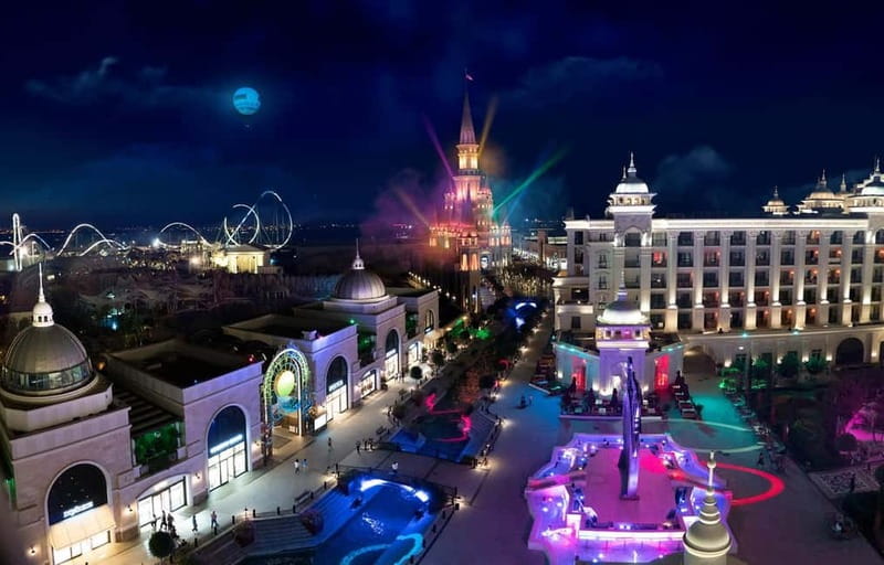 City of Belek: The Land of Legends Night Show - Inside the dome: accessory-free 3D universe and the infinity tunnel
