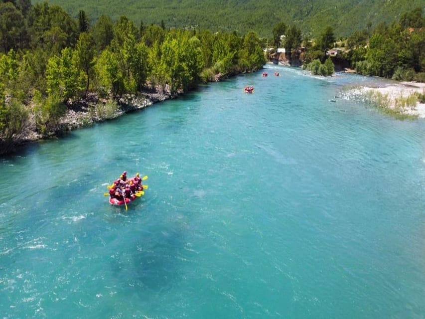 City of Side: Rafting, Zipline, Quad & Jeep (Buggy Optional) - Rafting the 14 km White-Water Stretch