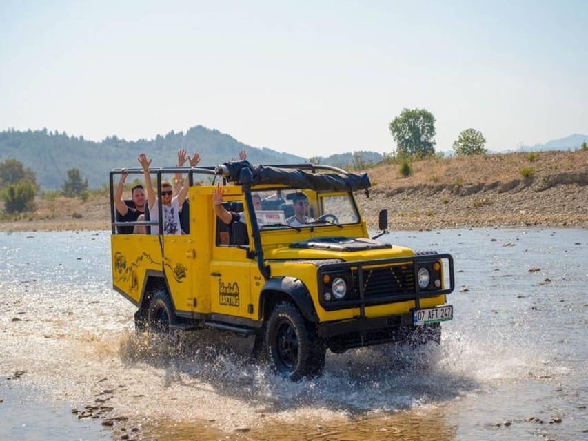 City of Side: Rafting, Zipline, Quad & Jeep (Buggy Optional) - Zipline Time Over the Canyon