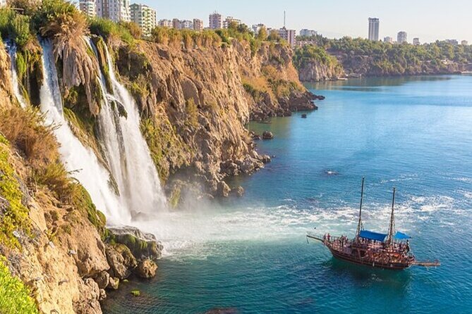 Duden Waterfall Boat Trip with Pickup, Lunch & Swimming Break - Lunch onboard: BBQ-style, filling, and easy to fit into travel mode