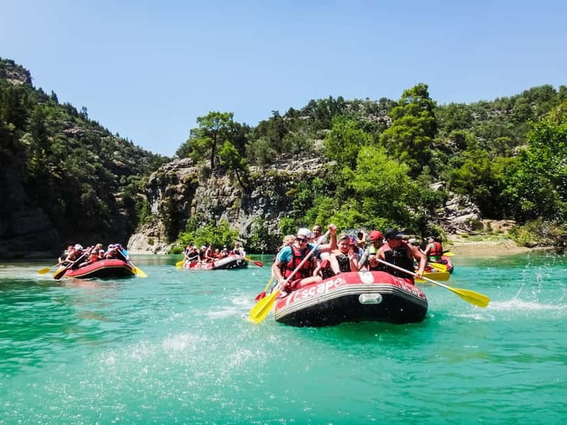 Family Rafting at Koprulu Canyon w/Lunch and Hotel Transfer - Lunch break plus family fun (including the mud)