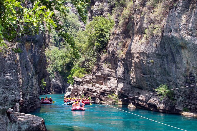 Family Rafting Trip at Köprülü Canyon Incl. Lunch from Antalya - On the water in Köprülü Canyon: what the rafting feels like