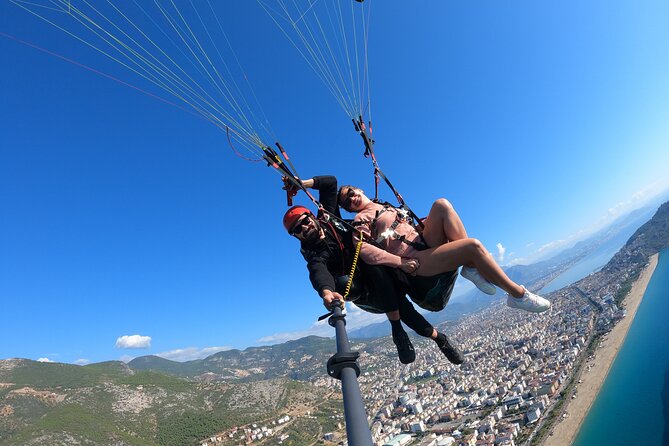 From Antalya Alanya Tandem Paragliding With Beach Visit - Photos, videos, and the €20 take-off entry fee you should plan for