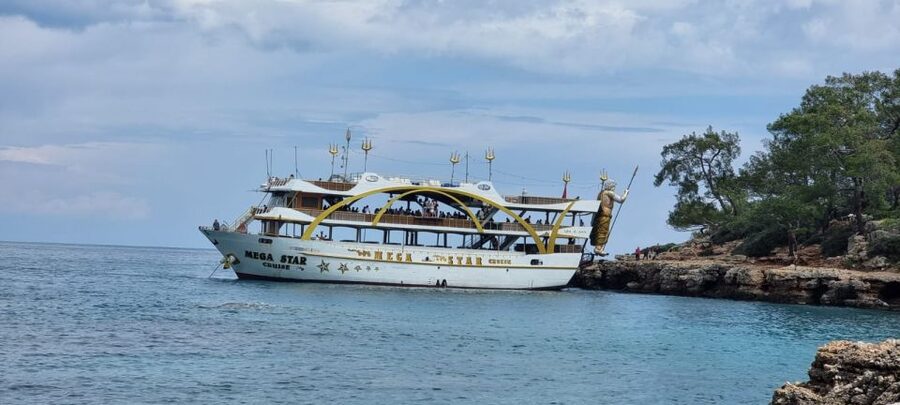 From Antalya: Kemer Pirate Boat Tour with Foam Party & Swim - Alaca Water: The Final Swim and Snorkel-Friendly Inlet