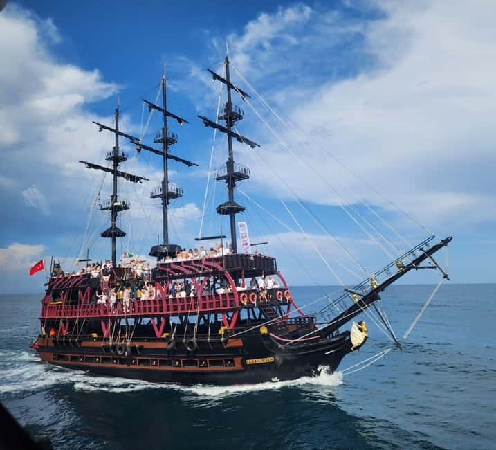 From Antalya: Kemer Pirate Party Boat Trip w/Lunch & Pickup - Swim stops and snorkeling: how to make the most of your time in the water