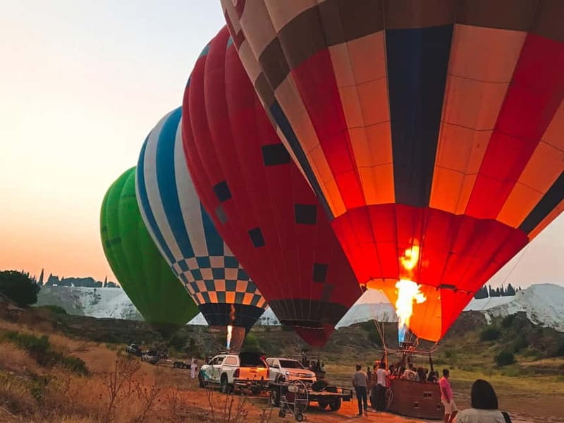 From Antalya: Pamukkale Hot Air Balloon Flight with Lunch - Hierapolis ruins: amphitheater, Necropolis, and thermal pools