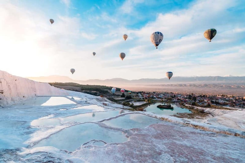 From Antalya: Pamukkale Hot Air Balloon Flight with Lunch - Lunch in Denizli: open buffet, filling and practical