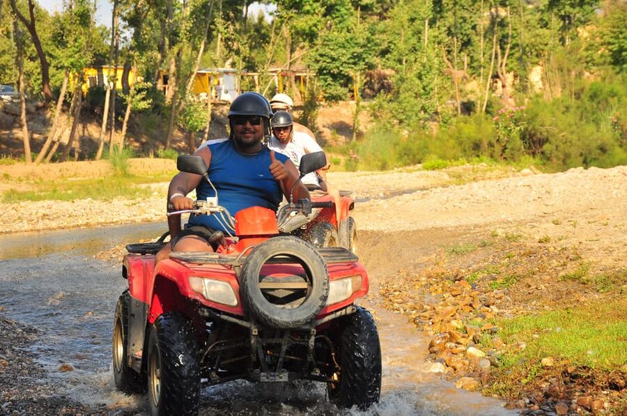 From Belek, Antalya Thrilling Quad Safari Adventure - The Heart of the Ride: 1.5 Hours of Off-Road Fun Plus Water Crossing