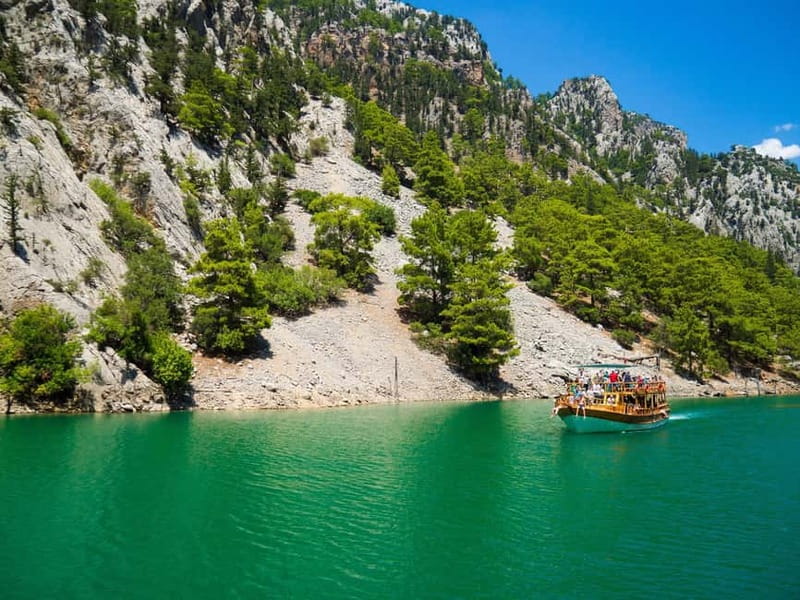 From Belek: Green Canyon Boat Trip with Lunch and Drinks - Lunch by the Lake: Buffet Food With a View