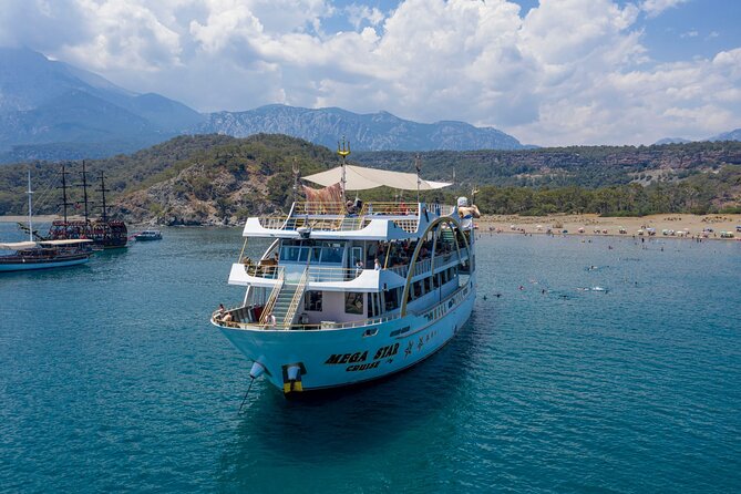 Full-day Boat Tour from Antalya with Lunch and Foam Party - Near Olympos: a historic-area swim stop with a relaxed return